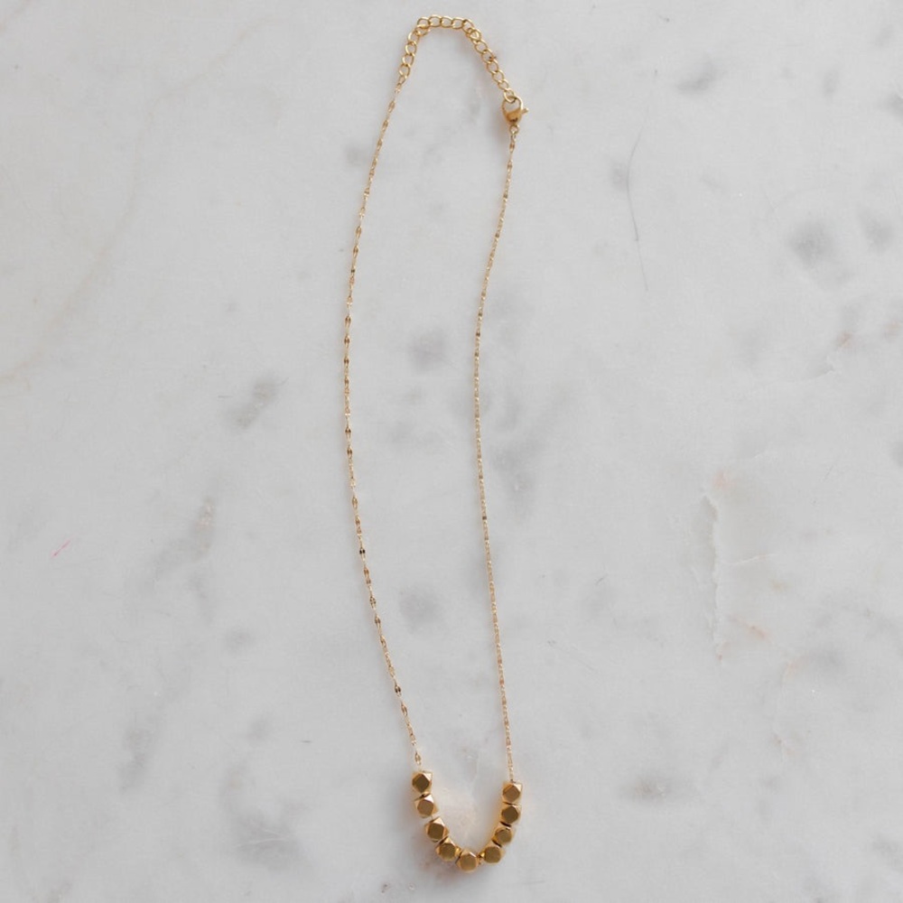 THE DAILY GRACE & STARFISH PROJECT FRUIT OF THE SPIRIT NECKLACE IN GOLD